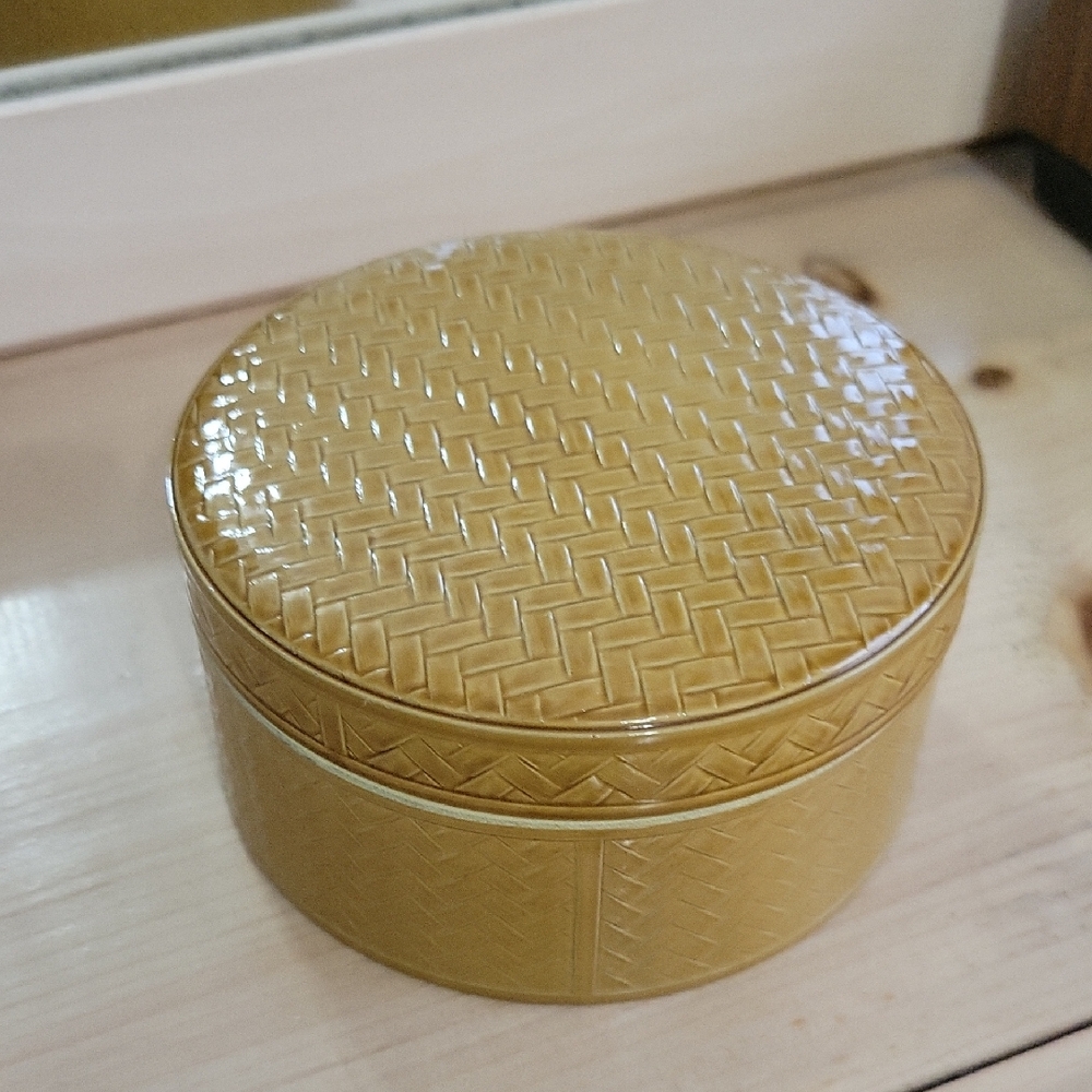 Shreve, Crump & Low Vintage Japanese Coaster Set Basketweave Design
